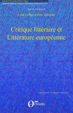 Critique littéraire et Littérature européenne